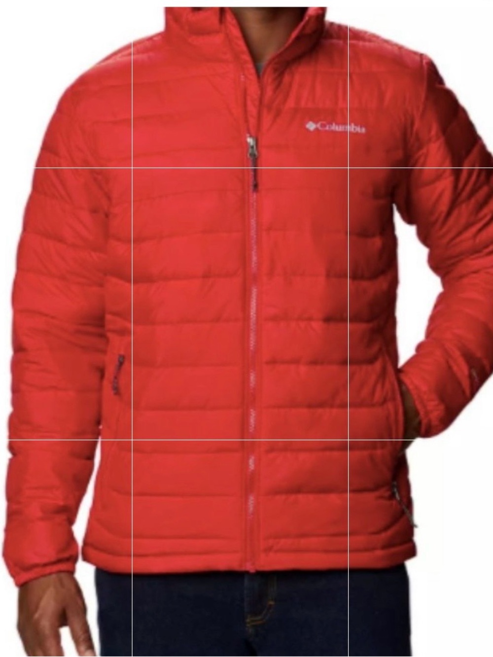 Columbia Omni-Heat Lightweight Puffer Coat Full Zip Men’s L Gorpcore
